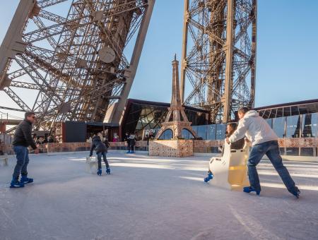 Patinoire 1er étage de la tour Eiffel